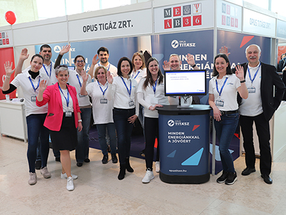 Az OPUS TIGÁZ Zrt. és az OPUS TITÁSZ Zrt. is képviseltette magát a Miskolci Állásbörzén